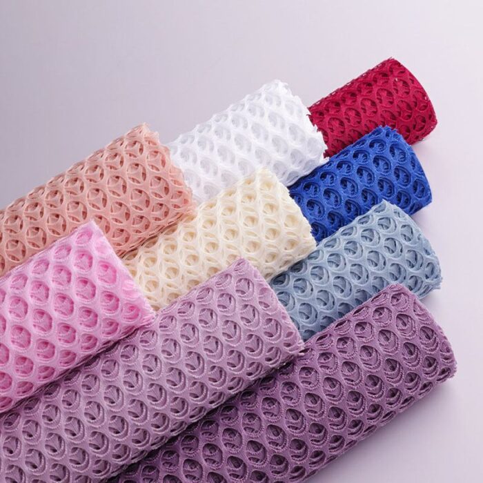 Cuộn Lưới Lỗ Tròn Gói Hoa Cao Cấp