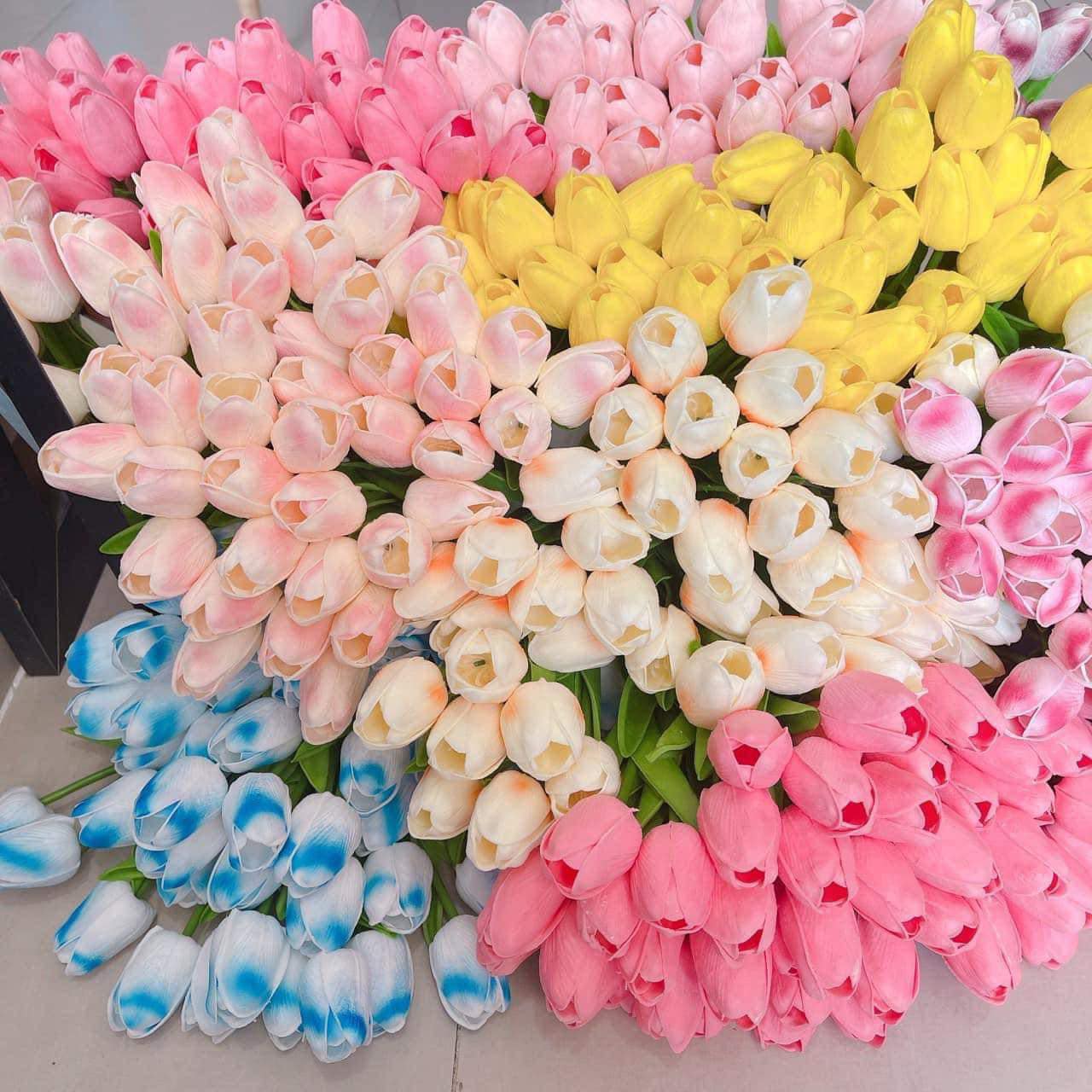Set 10 Bông Tuylip Nụ Cao Cấp - Sỉ Phụ Kiện Hoa Set 10 Bông Tuylip Nụ Cao Cấp - Ảnh 2