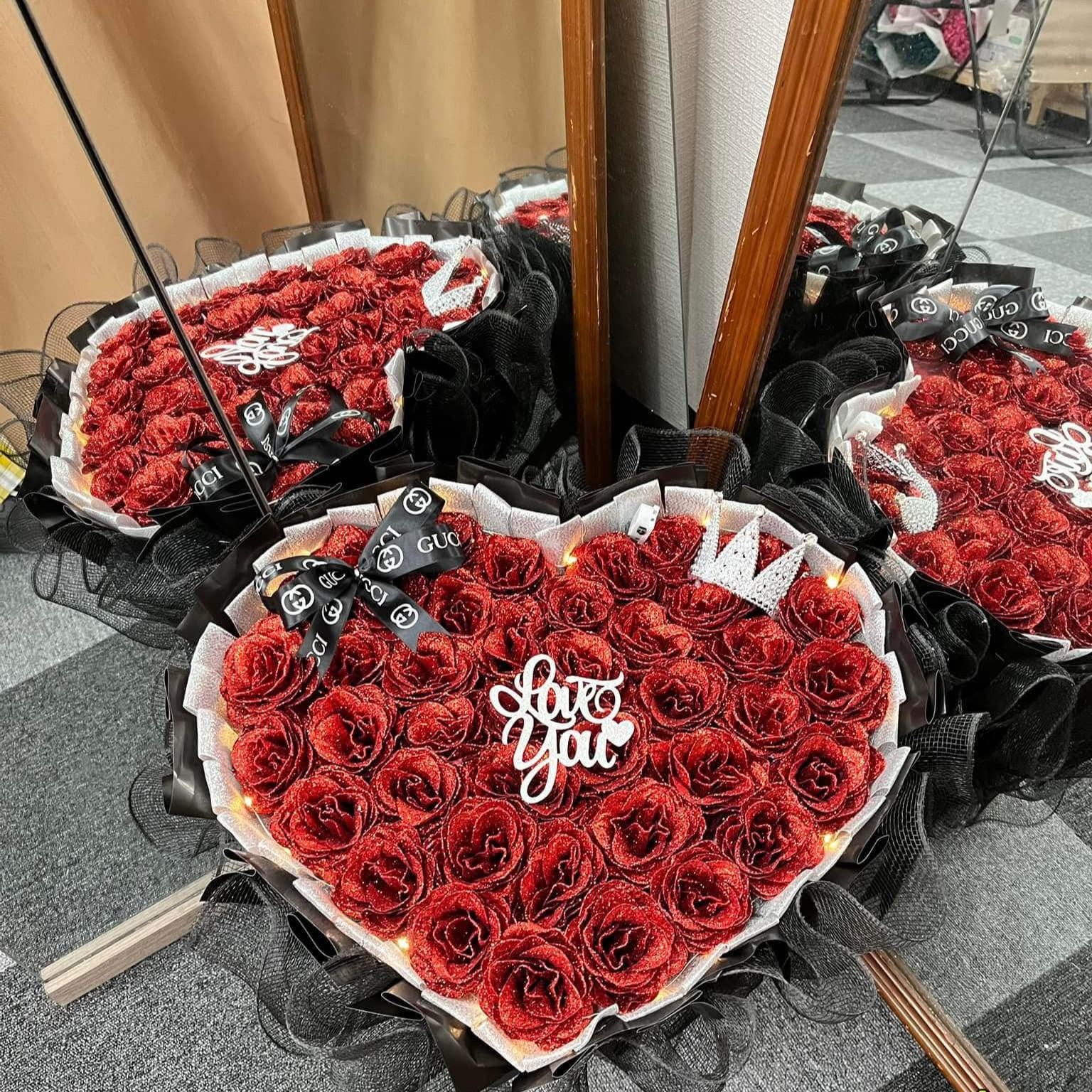 Toper Chữ Love You Cao Cấp (1 Bịch 10 Cái) - Sỉ Phụ Kiện Hoa Toper Chữ Love You Cao Cấp (1 Bịch 10 Cái) - Ảnh 2