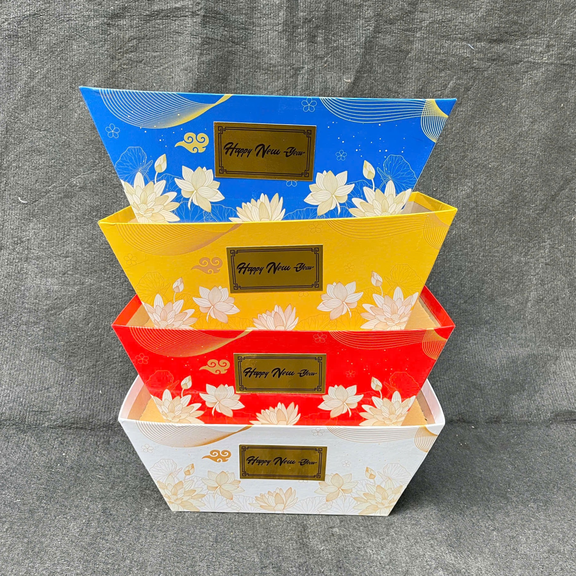 Thuyền Đựng Quà Tết - Set 10 Cái - Sỉ Phụ Kiện Hoa Thuyền Đựng Quà Tết - Set 10 Cái - Ảnh 2
