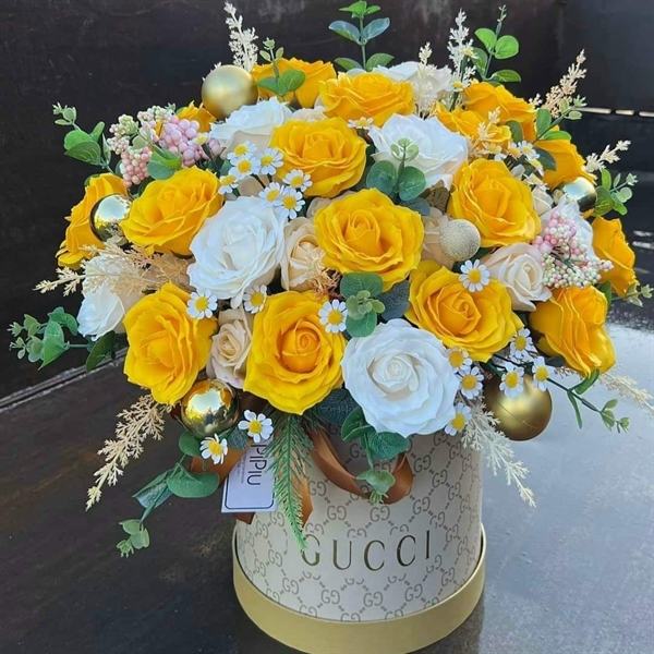 Đầu Bông 7L Cánh Tim Cao Cấp (Hộp 25Bông) - Sỉ Phụ Kiện Hoa Đầu Bông 7L Cánh Tim Cao Cấp (Hộp 25Bông) - Ảnh 2