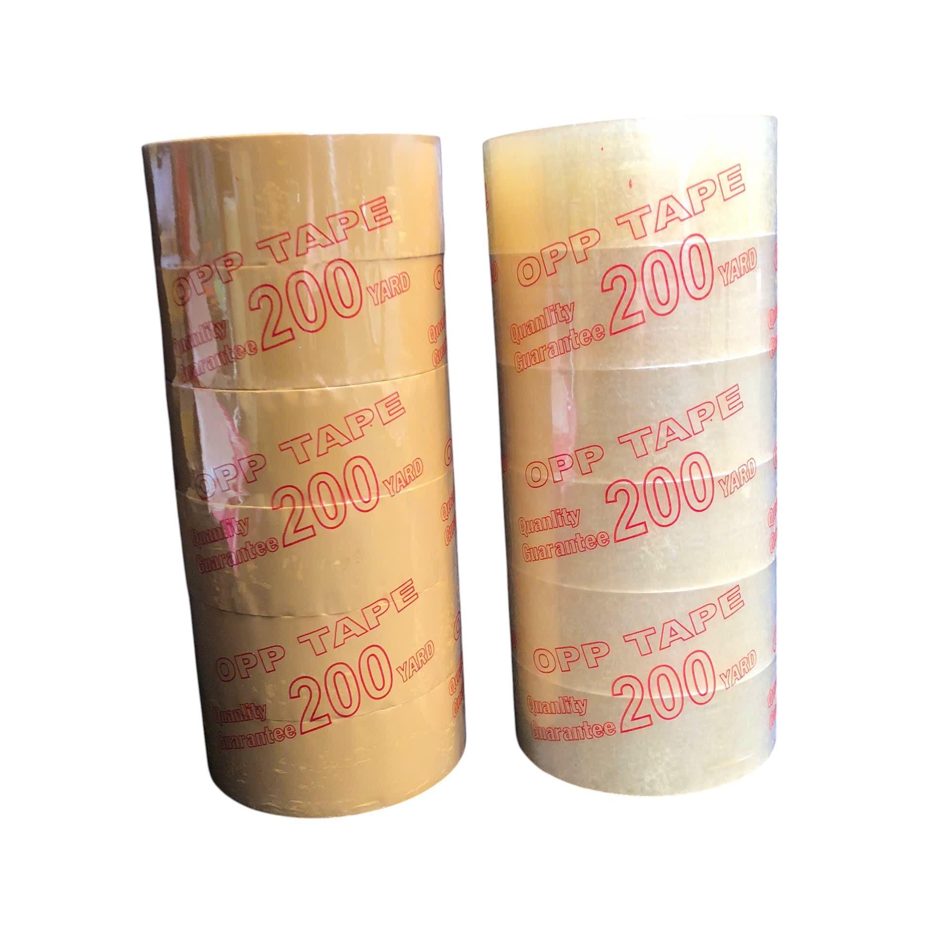 Băng Keo Đóng Hàng 1 Cây 6 Cuộn, Loại 200Y (Cây 2Kg) - Sỉ Phụ Kiện Hoa Băng Keo Đóng Hàng 1 Cây 6 Cuộn, Loại 200Y (Cây 2Kg)