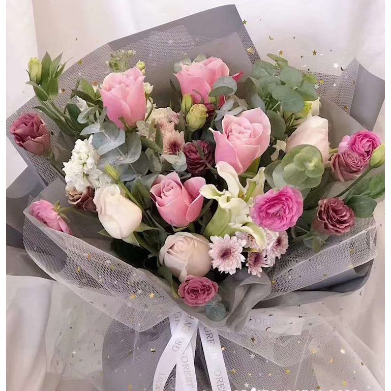 Cuộn Lưới Sao Gói Hoa Cao Cấp - Sỉ Phụ Kiện Hoa Cuộn Lưới Sao Gói Hoa Cao Cấp - Ảnh 2