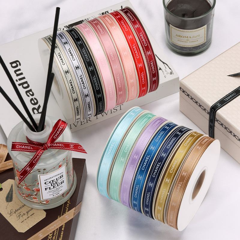 Ruy Băng Chữ Chanel 1Cm Cao Cấp - Sỉ Phụ Kiện Hoa Ruy Băng Chữ Chanel 1Cm Cao Cấp - Ảnh 3
