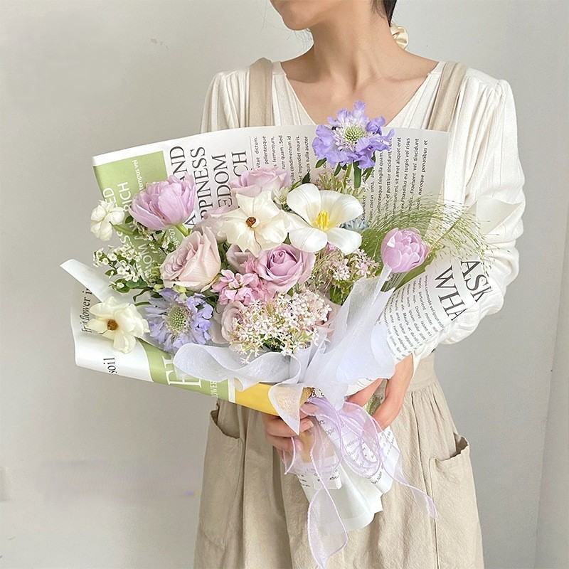 Giấy Báo Chữ Have Diary Cao Cấp - Sỉ Phụ Kiện Hoa Giấy Báo Chữ Have Diary Cao Cấp - Ảnh 2