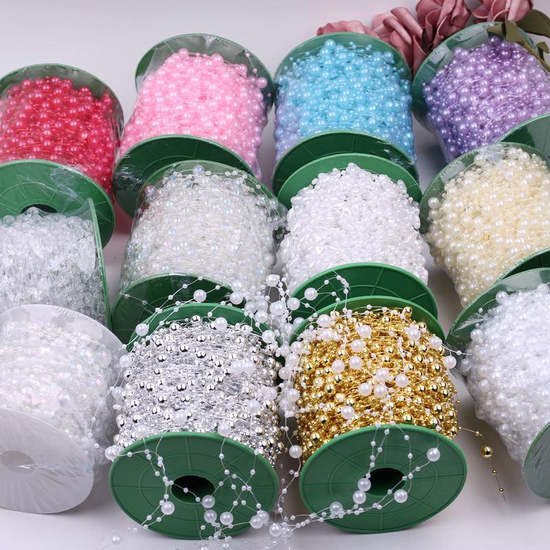 Dây Chuỗi Ngọc Trai Cao Cấp (1 Cuộn) - Sỉ Phụ Kiện Hoa Dây Chuỗi Ngọc Trai Cao Cấp (1 Cuộn) - Ảnh 3