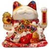 Mèo Thần Tài May Mắn Size 25cm - Sỉ Phụ Kiện Hoa