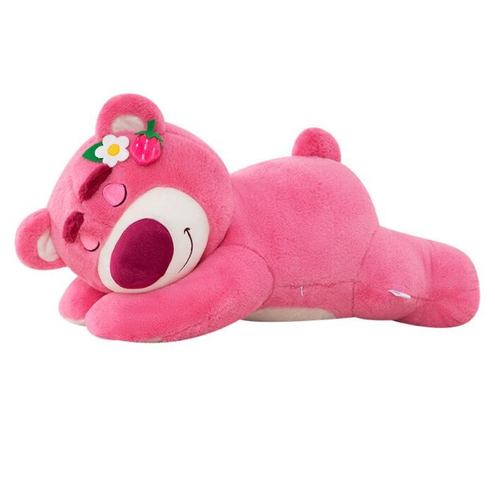 Gấu Dâu Nằm Size Vừa Cao Cấp (35 Cm)
