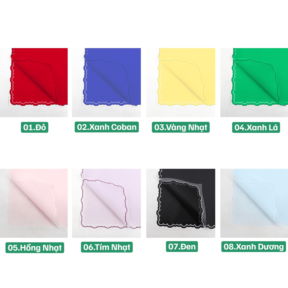 Giấy 1 Mặt Họa Tiết Ren Sóng Cao Cấp - Sỉ Phụ Kiện Hoa Giấy 1 Mặt Họa Tiết Ren Sóng Cao Cấp - Ảnh 4