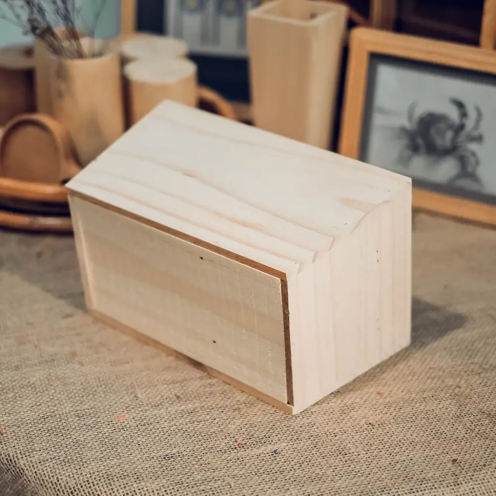Chậu Gỗ Chữ Nhật Cắm Hoa Cao Cấp - Sỉ Phụ Kiện Hoa Chậu Gỗ Chữ Nhật Cắm Hoa Cao Cấp - Ảnh 3