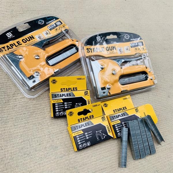 Súng Bắn Ghim Vàng Cao Cấp Staple Gun Cao Cấp - Sỉ Phụ Kiện Hoa Súng Bắn Ghim Vàng Cao Cấp Staple Gun Cao Cấp - Ảnh 2