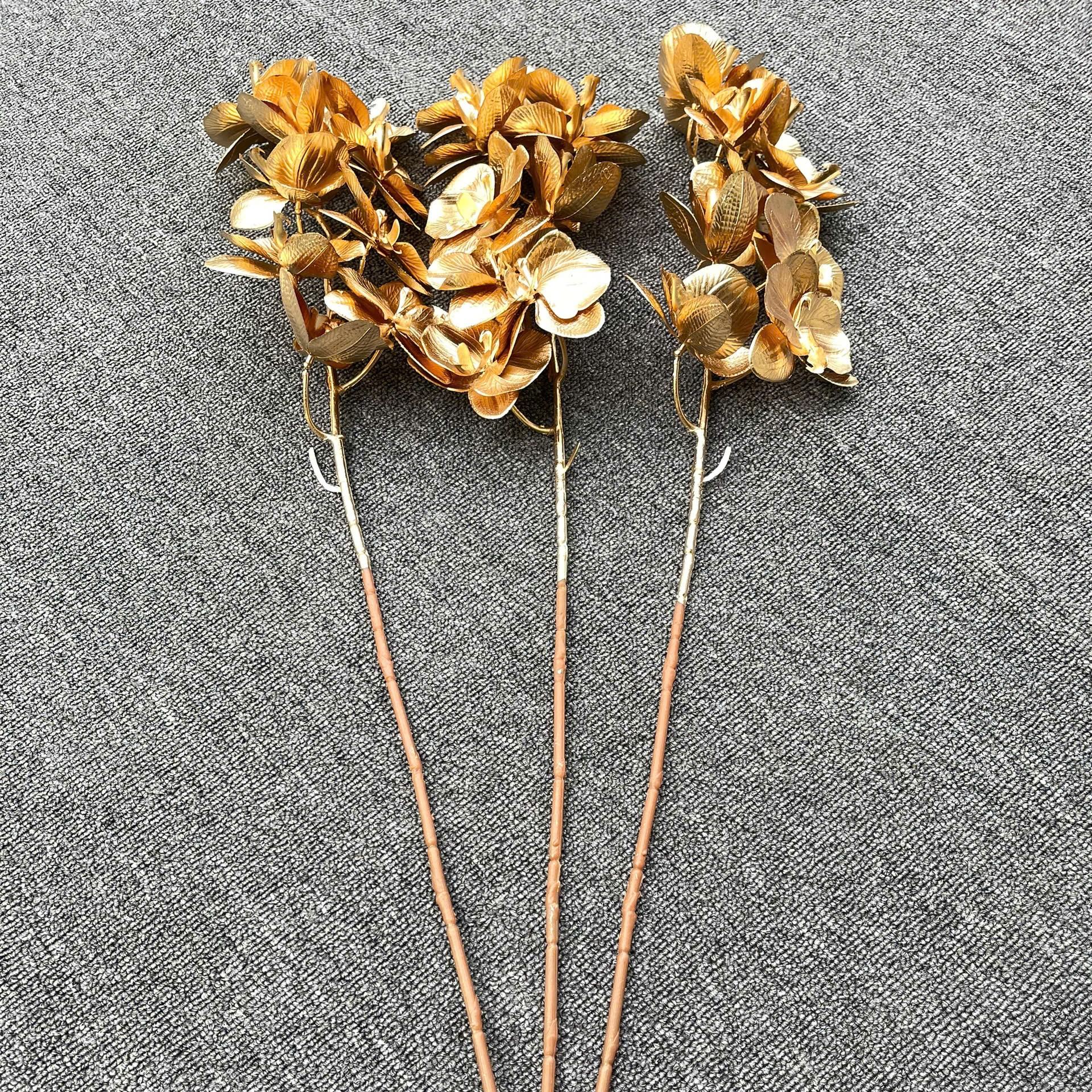Cành Lan Nhũ Đồng Set 10 cành - Sỉ Phụ Kiện Hoa Cành Lan Nhũ Đồng Set 10 cành - Ảnh 3