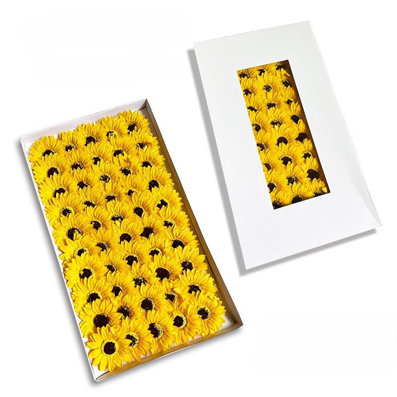 Đầu Bông Hoa Hướng Dương Cao Cấp (Hộp 50 Bông) - Sỉ Phụ Kiện Hoa Đầu Bông Hoa Hướng Dương Cao Cấp (Hộp 50 Bông)