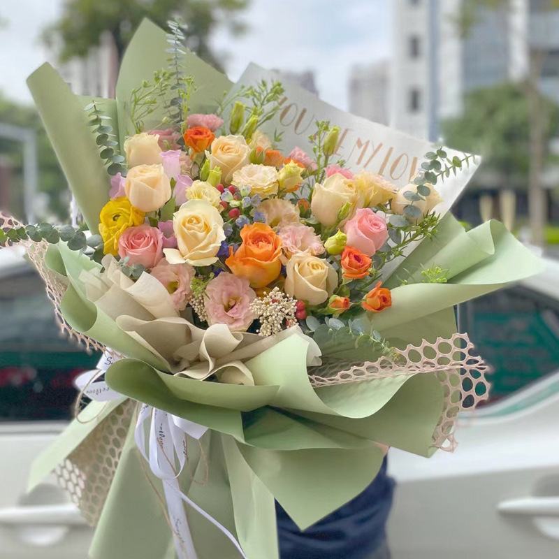 Giấy Bóng Đặc Chất Dày Dặn Satin Hq Cao Cấp - Sỉ Phụ Kiện Hoa Giấy Bóng Đặc Chất Dày Dặn Satin Hq Cao Cấp - Ảnh 5