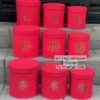 Set 3 Hộp Tròn Cắm Hoa Chữ Tết - Sỉ Phụ Kiện Hoa