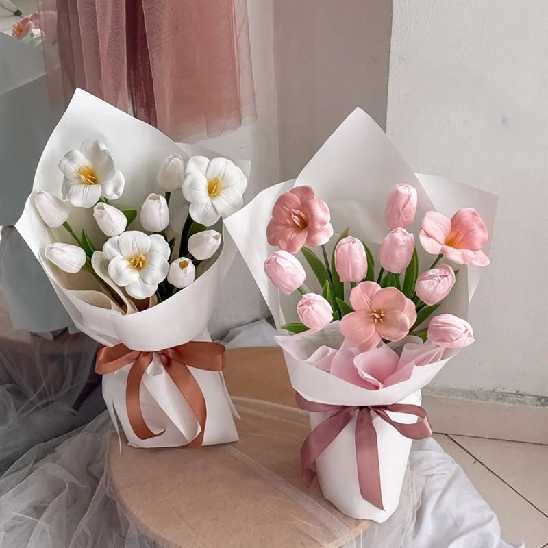 Hoa Sáp Tuylip Nở Cao Cấp (Hộp 25 Bông) - Sỉ Phụ Kiện Hoa Hoa Sáp Tuylip Nở Cao Cấp (Hộp 25 Bông) - Ảnh 4