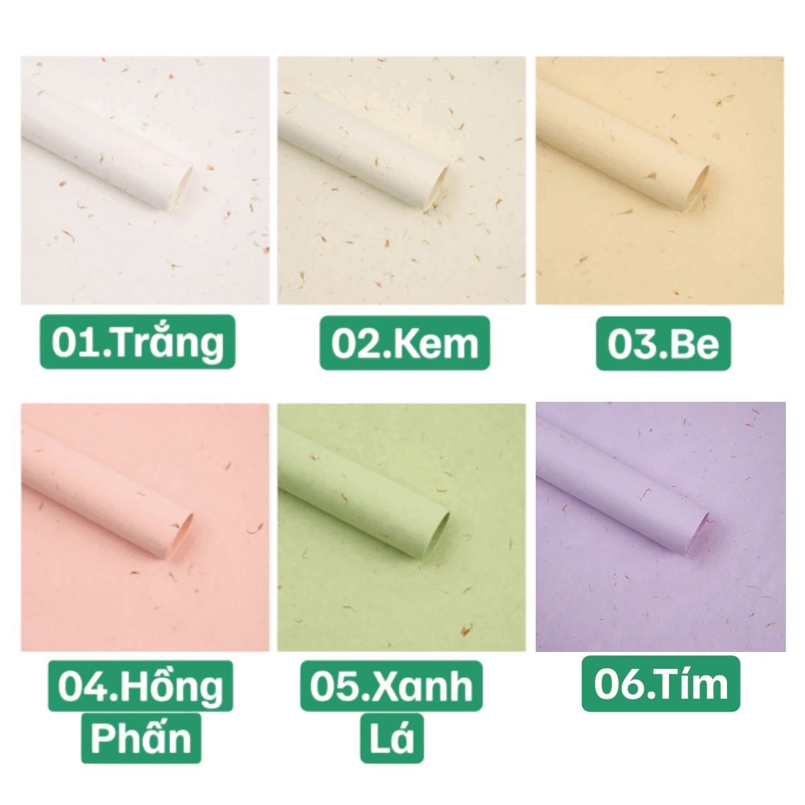 Giấy Xé Sợi Hoa Cao Cấp (Xấp 5 tờ 40x55) - Sỉ Phụ Kiện Hoa Giấy Xé Sợi Hoa Cao Cấp (Xấp 5 tờ 40x55) - Ảnh 5