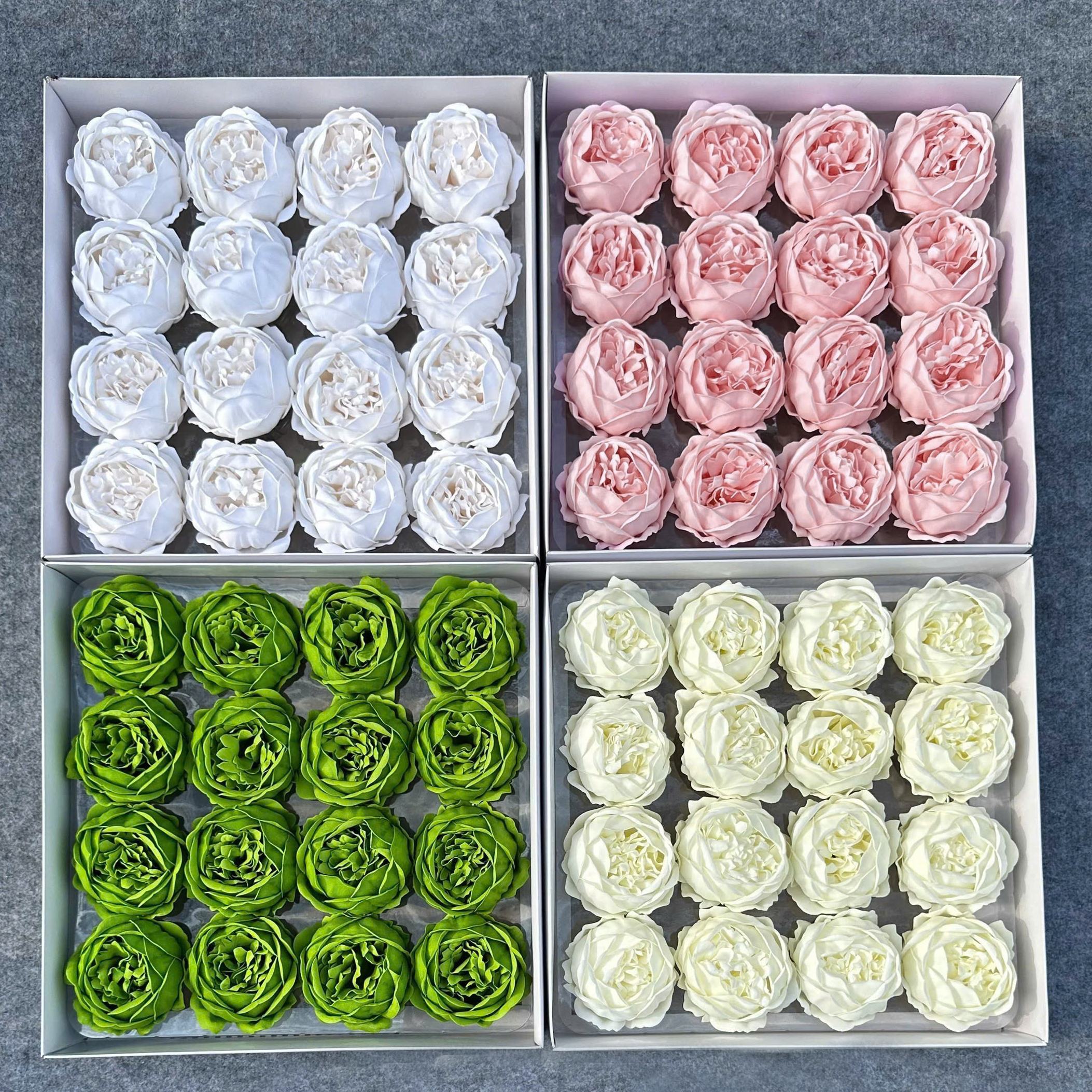 Đầu Bông Mẫu Đơn Nụ/ Peony Cao Cấp - Sỉ Phụ Kiện Hoa Đầu Bông Mẫu Đơn Nụ/ Peony Cao Cấp