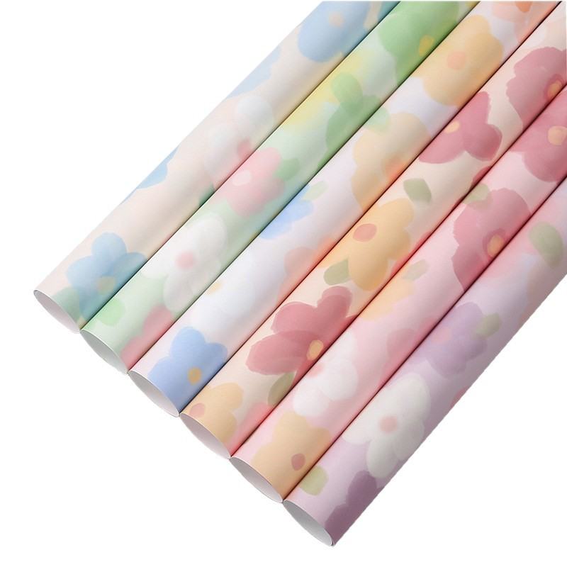 Giấy Gấm Nền Hoa 5 Cánh Mới Cao Cấp (Xấp 20tờ) - Sỉ Phụ Kiện Hoa Giấy Gấm Nền Hoa 5 Cánh Mới Cao Cấp (Xấp 20tờ) - Ảnh 2