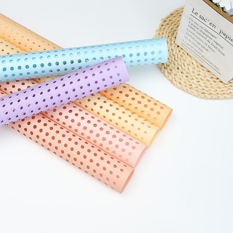 Giấy màu nghệ thuật đục lỗ tròn - Sỉ Phụ Kiện Hoa Giấy màu nghệ thuật đục lỗ tròn - Ảnh 3