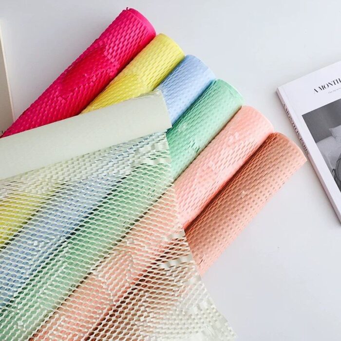 Cuộn Giấy Lưới Lục Giác Nghệ Thuật/ Giấy Tổ Ong Cao Cấp (50Cm X 10 Yard)