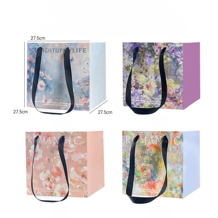 Túi Vuông Giấy Nghệ Thuật(set 10cái)