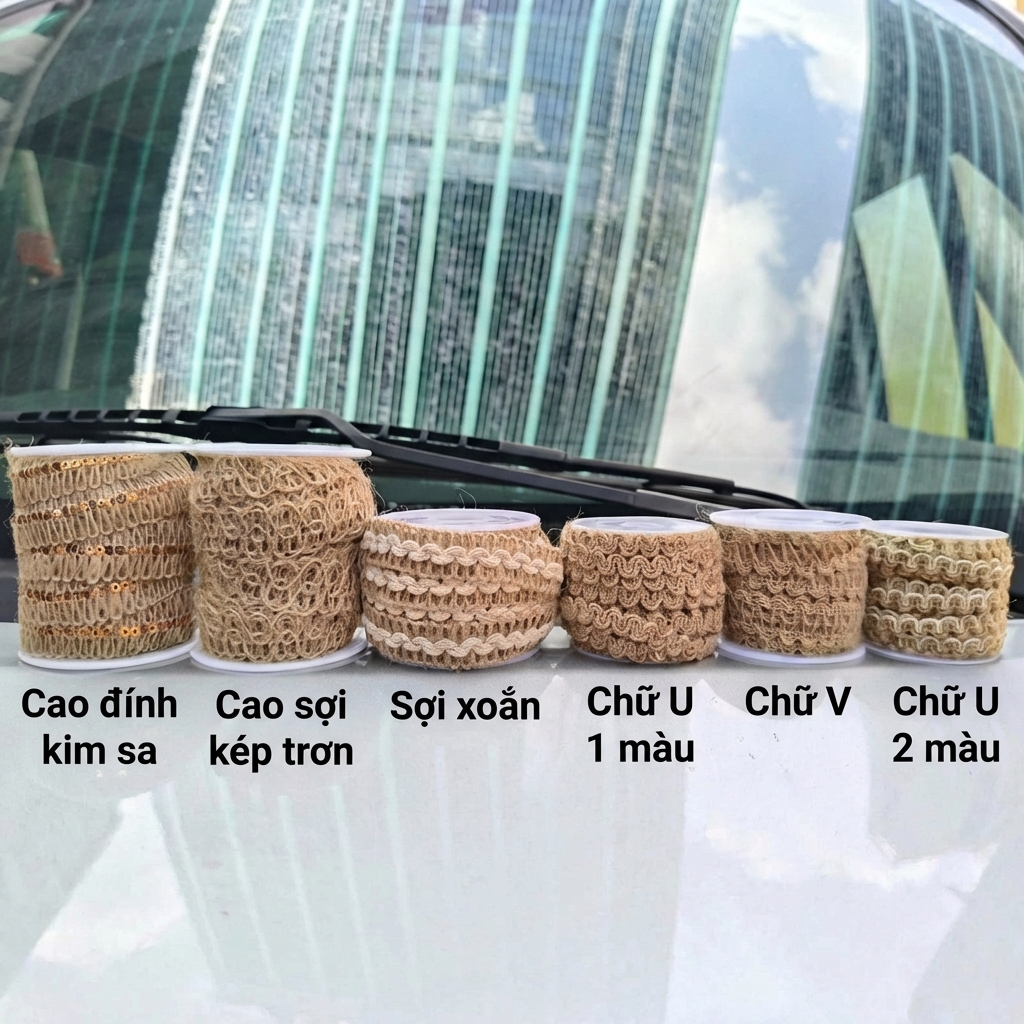 Ruy Băng Dây Thừng Trang Trí Giỏ Quả - Sỉ Phụ Kiện Hoa Ruy Băng Dây Thừng Trang Trí Giỏ Quả
