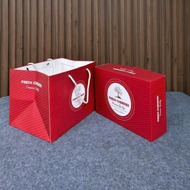 Hộp Đựng Chery Đỏ (Set 5 hộp) - Sỉ Phụ Kiện Hoa Hộp Đựng Chery Đỏ (Set 5 hộp) - Ảnh 3