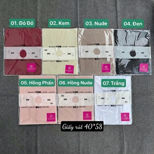 Tệp Lụa Rút Sẵn (Xấp 40 tờ 45x58) - Sỉ Phụ Kiện Hoa Tệp Lụa Rút Sẵn (Xấp 40 tờ 45x58) - Ảnh 2