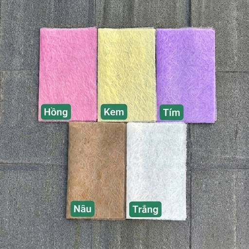 Giấy Sợi Tơ Cao Câp (Xấp 5tờ) - Sỉ Phụ Kiện Hoa Giấy Sợi Tơ Cao Câp (Xấp 5tờ) - Ảnh 2