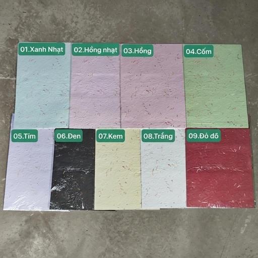 Giấy Xé Dập Vân Đá Nổi Sợi Hoa (Xấp 5 Tờ 38x55) - Sỉ Phụ Kiện Hoa Giấy Xé Dập Vân Đá Nổi Sợi Hoa (Xấp 5 Tờ 38x55) - Ảnh 4