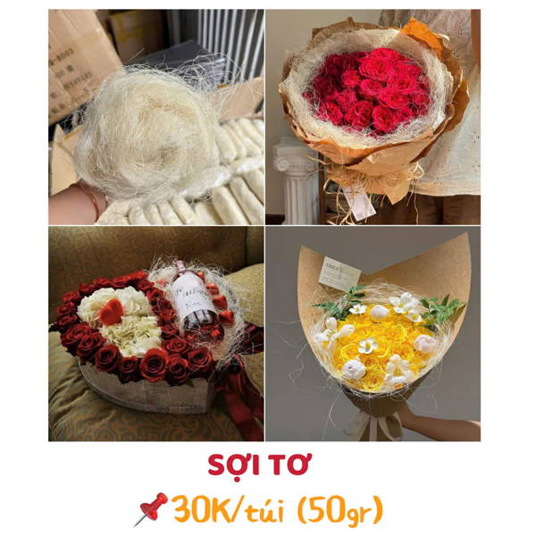 Sợi Tơ Trang Trí (Sợi Cọ Tổ Chim)